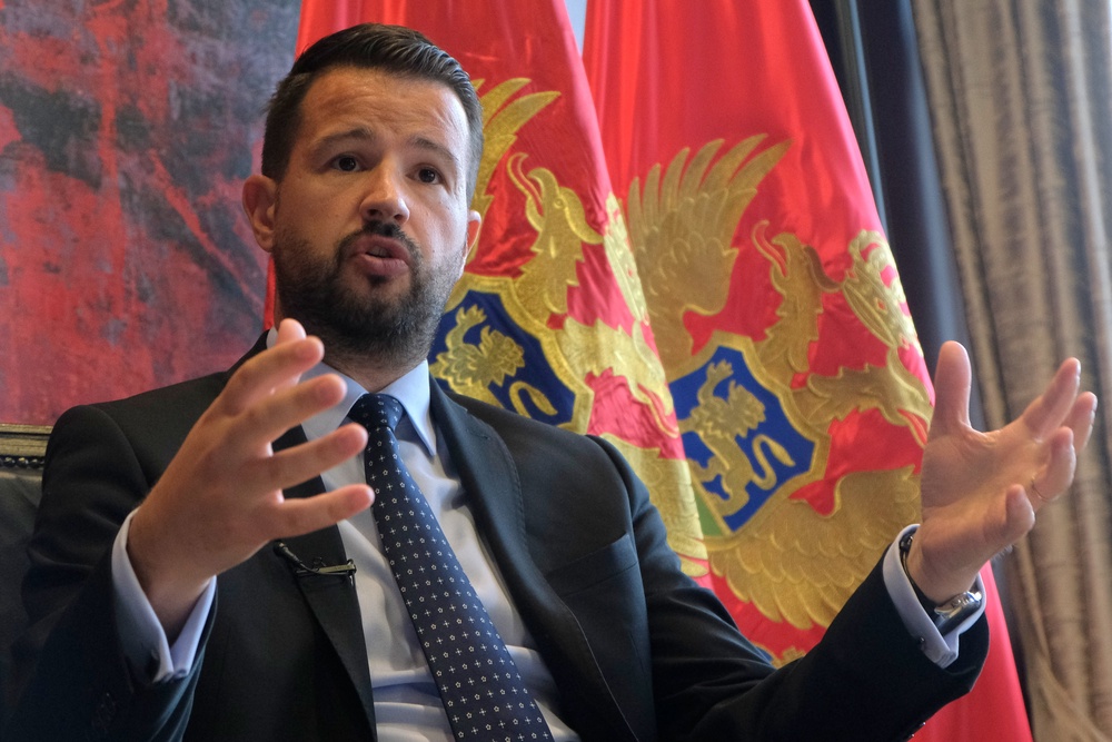 Montenegro's President Jakov Milatovic (Copyright 2026 The Associated Press. All rights reserved)