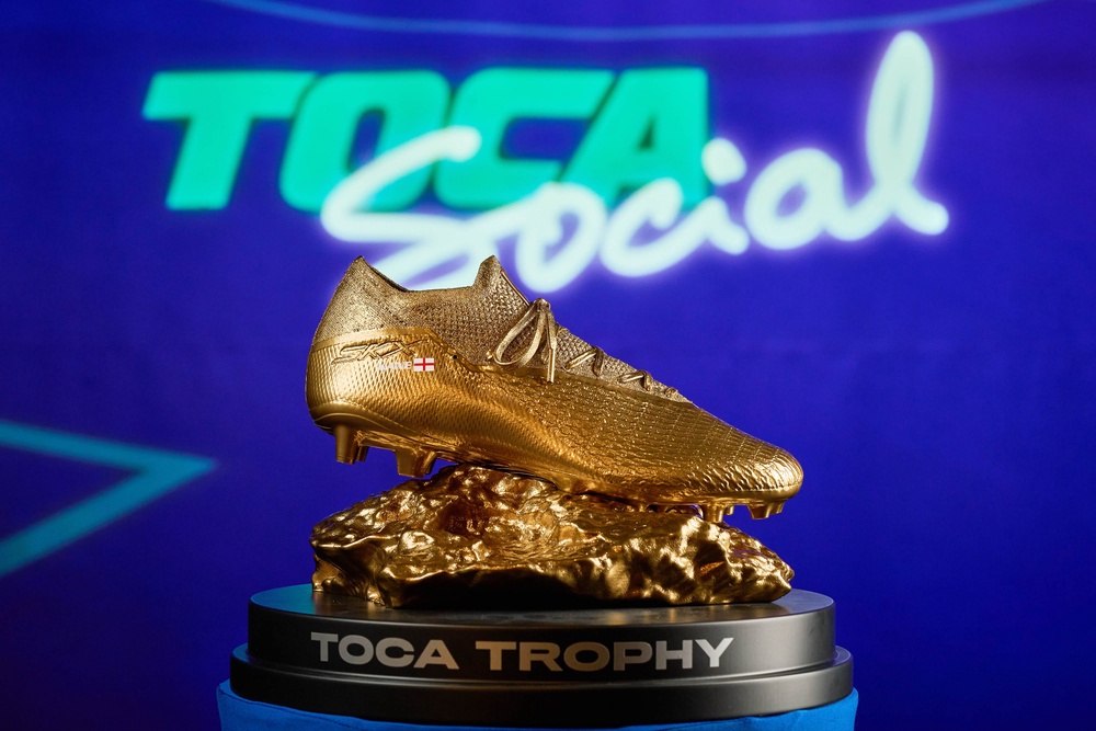 Fans can win the TOCA Trophy, a cast of a worn Harry Kane boots (Simon Jacobs/PA) (PA Wire)