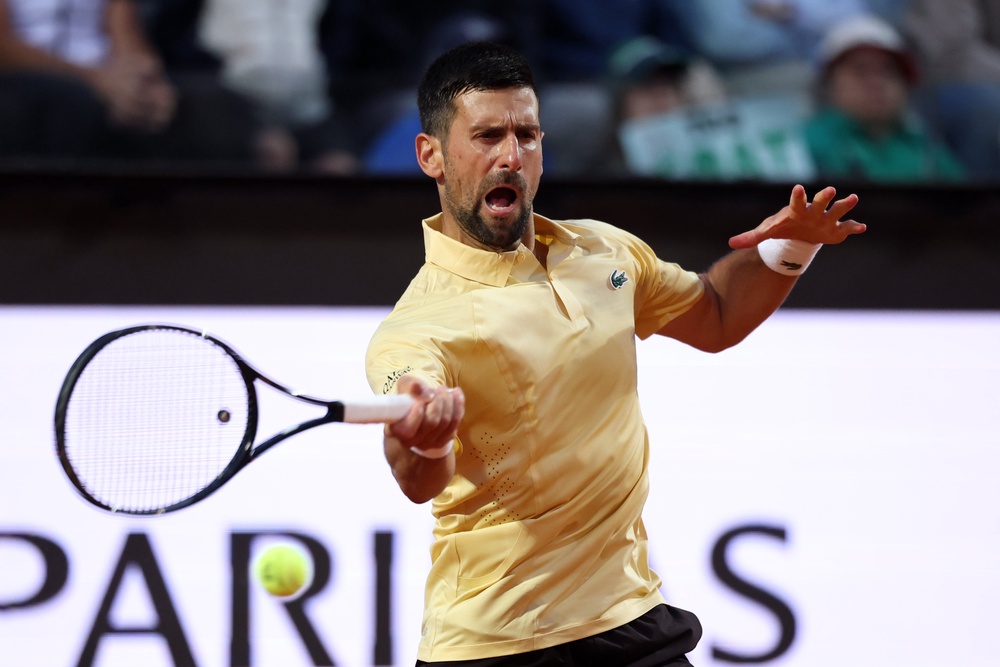 Novak Djokovic can only meet Sinner in the final having been placed on the opposite side of the draw (Getty)