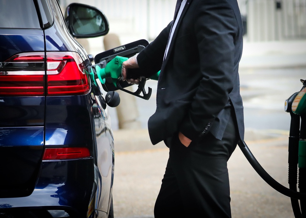 On Thursday, the national average cost for a gallon of gasoline stood at $4.56, up from $2.98 two days before the war, according to AAA (Getty)