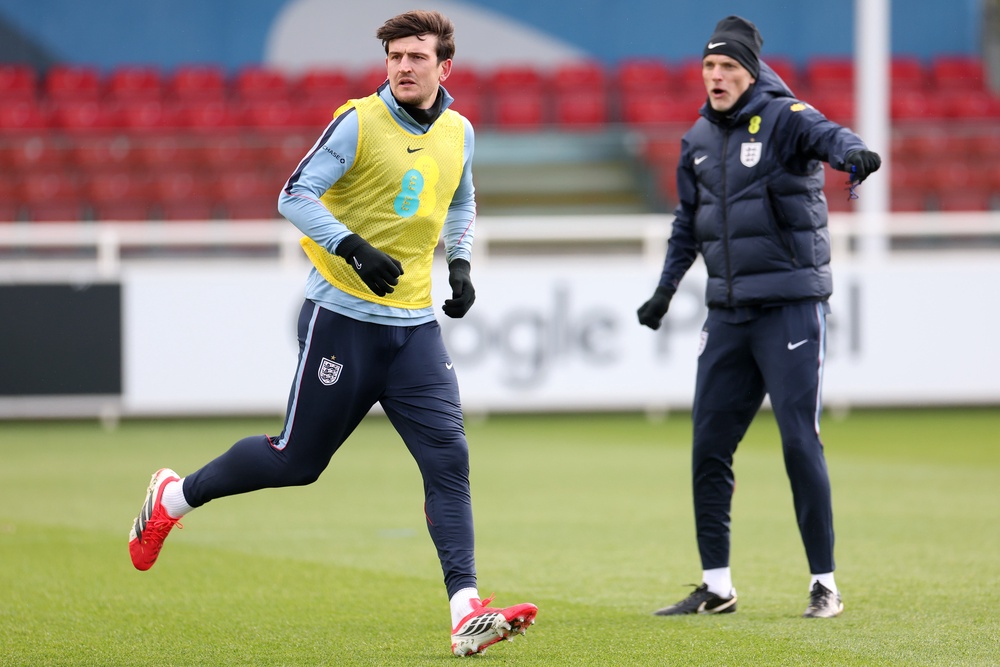 Maguire’s omission is a bold call by England boss Thomas Tuchel (Getty)
