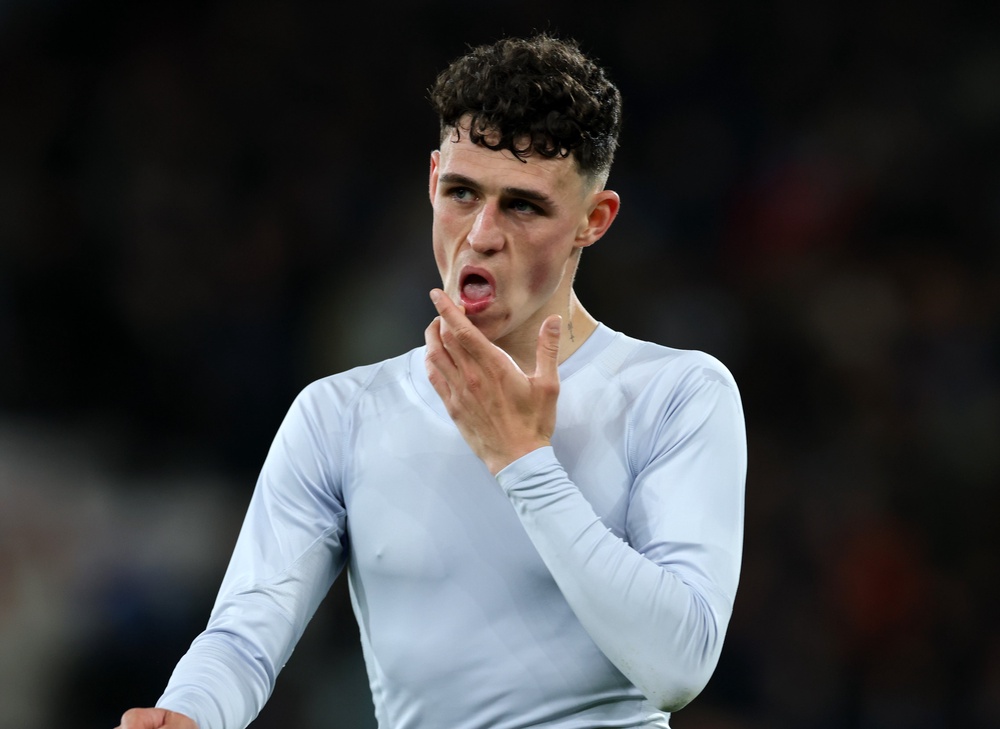 Manchester City midfielder Phil Foden (Getty)