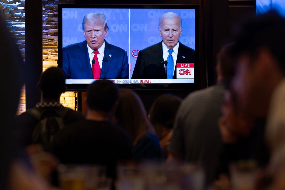 The lengthy report made no mention of Biden's age or fitness for office — issues that prompted Democrats to call on him to step aside following his June 2024 debate with Trump (Getty Images)