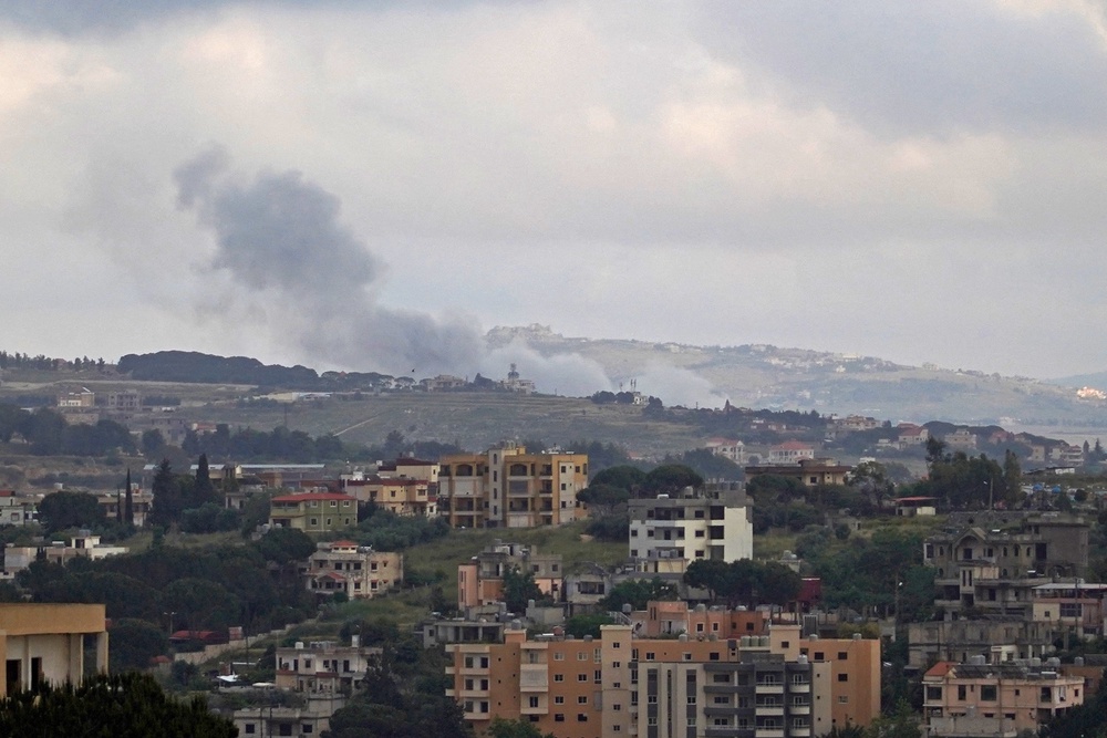 Lebanon said an Israeli strike on May 21 damaged a hospital in the country's south, where Israel and Hezbollah have been trading fire despite a ceasefire (AFP/Getty)
