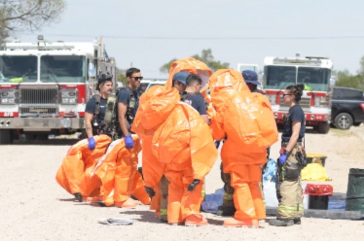 At around 11:00 a.m., local time Wednesday, New Mexico State Police rushed to a home in Mountainair for a 'suspected overdose,' according to authorities (Albuquerque Fire Rescue)