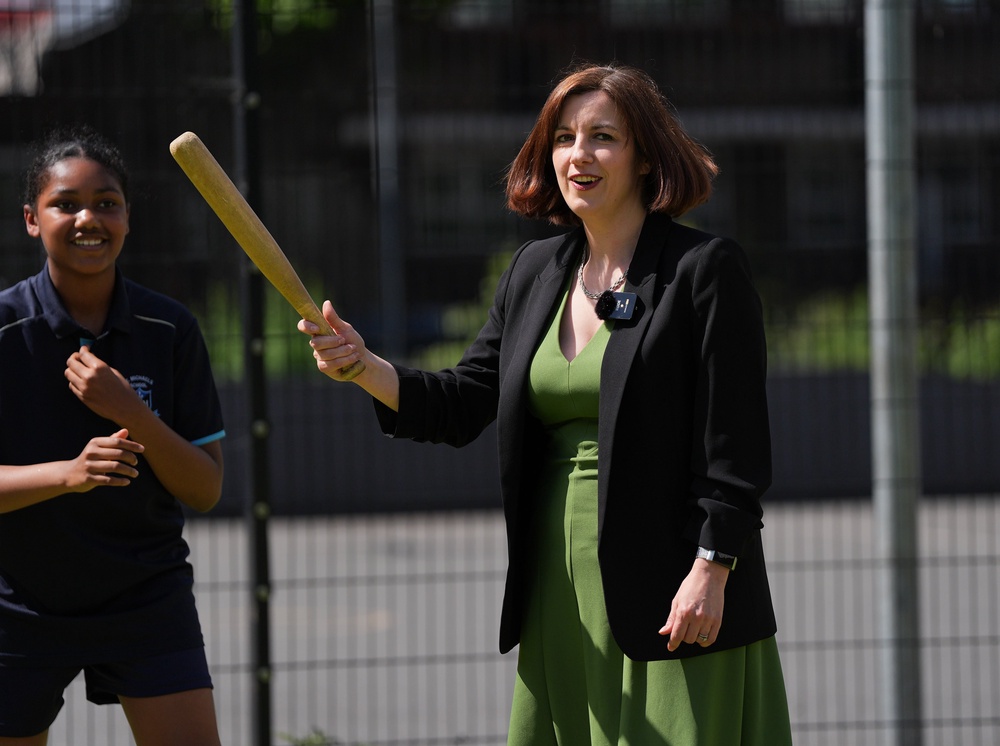 Minister for Women and Equalities Bridget Phillipson on a visit as the new guidance was published on Thursday (Yui Mok/PA) (PA Wire)