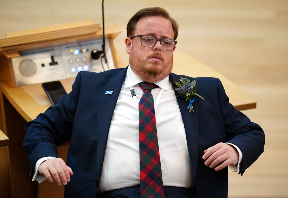 Reform UK’s Scottish deputy leader Thomas Kerr claimed Mr Swinney’s cabinet team is ‘tired and knackered’. (Jane Barlow/PA)