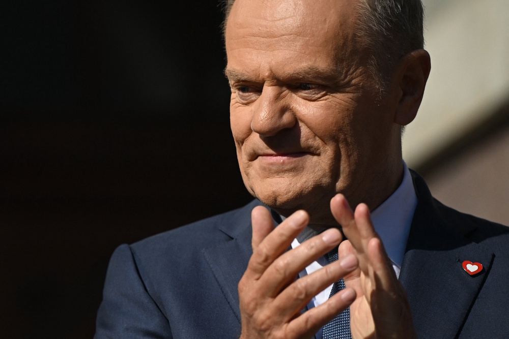 Poland's prime minister Donald Tusk is set to visit London (AFP/Getty)