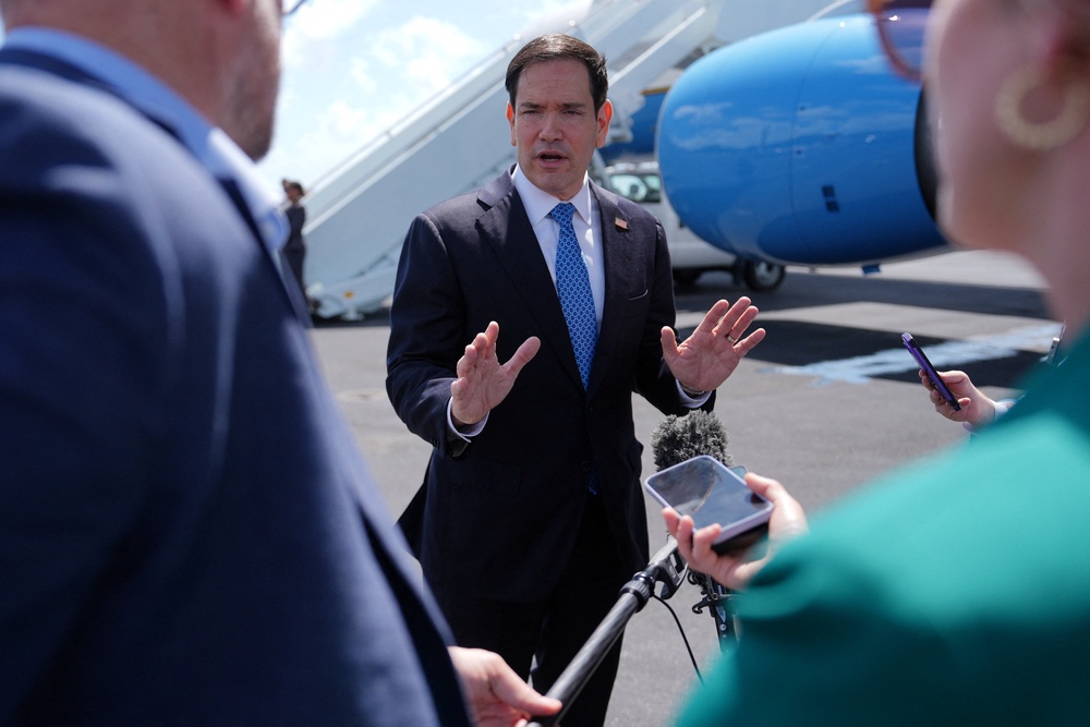 Secretary of state Marco Rubio questioned the need for naval escorts ‘if no one’s shooting’, but acknowledged it could provide initial reassurance to shipping (Reuters)