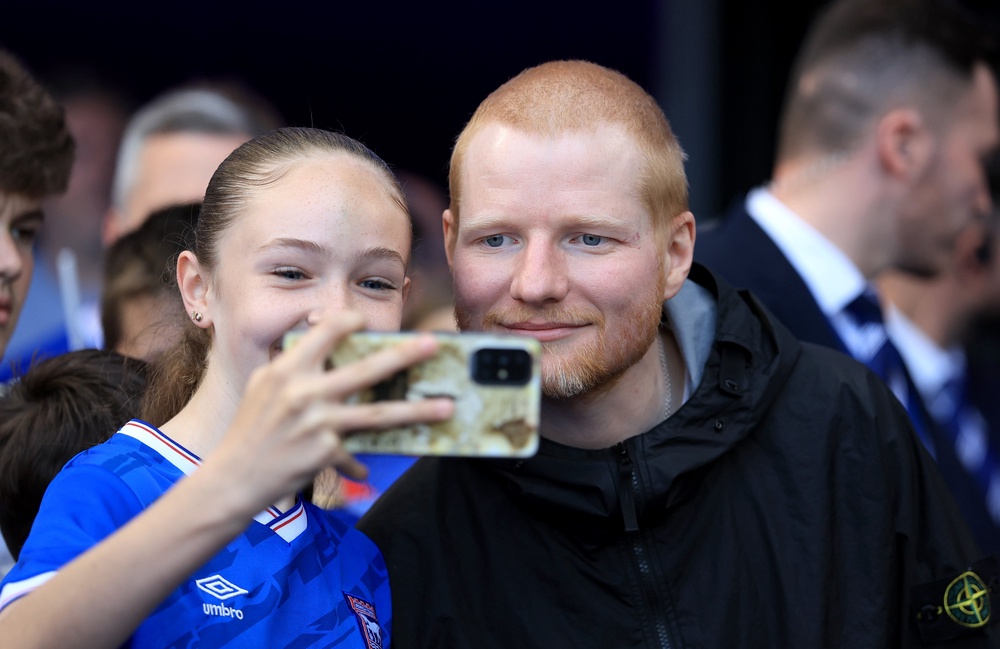 Sheeran is aiming to fund a new youth centre (Nigel French/PA) (PA Wire)