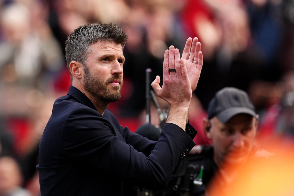 Michael Carrick will be kept on as Man United manager (PA)