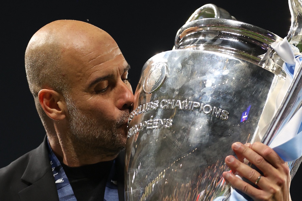 The 2023 Champions League win was surely Guardiola’s greatest triumph at City (Getty)