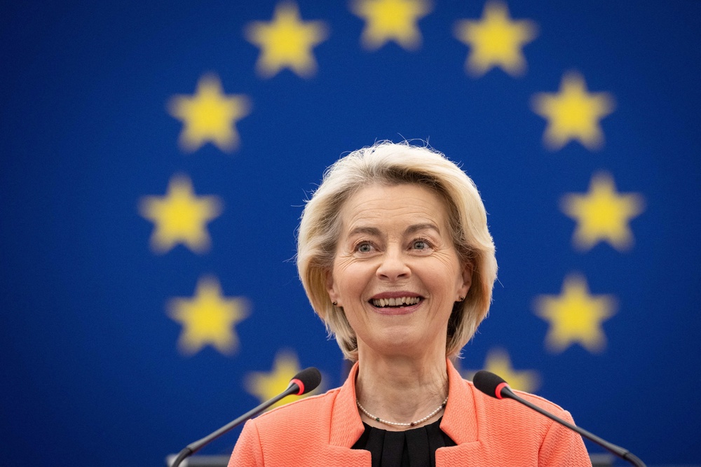 Ursula von der Leyen says it’s up to the next generation to ‘fix’ Brexit (AFP/Getty)