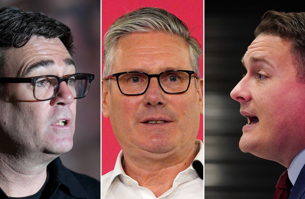 Burnham and Streeting are set to challenge Starmer for the Labour leadership (Getty)