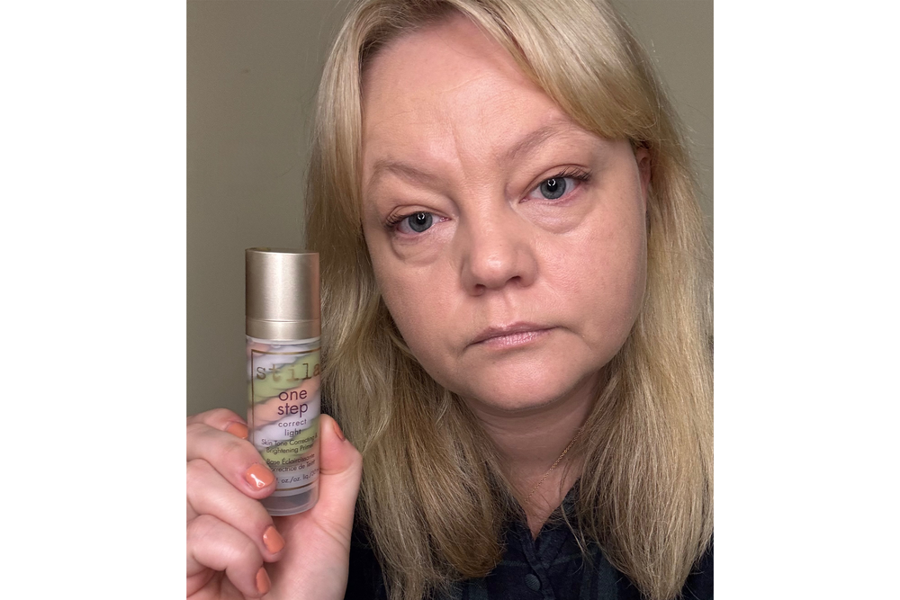 This is a colour corrector and primer in one (Sabine Wiesel/The Independent)
