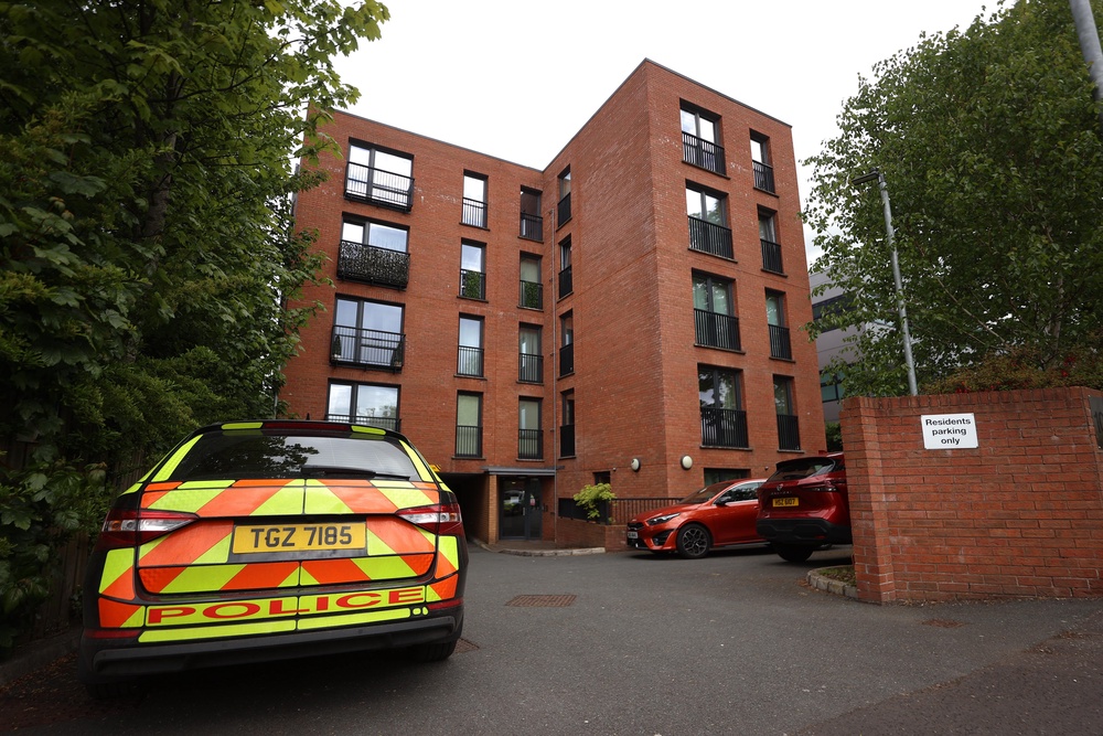 The apartment block in east Belfast at the centre of the investigation (PA) (PA Wire)