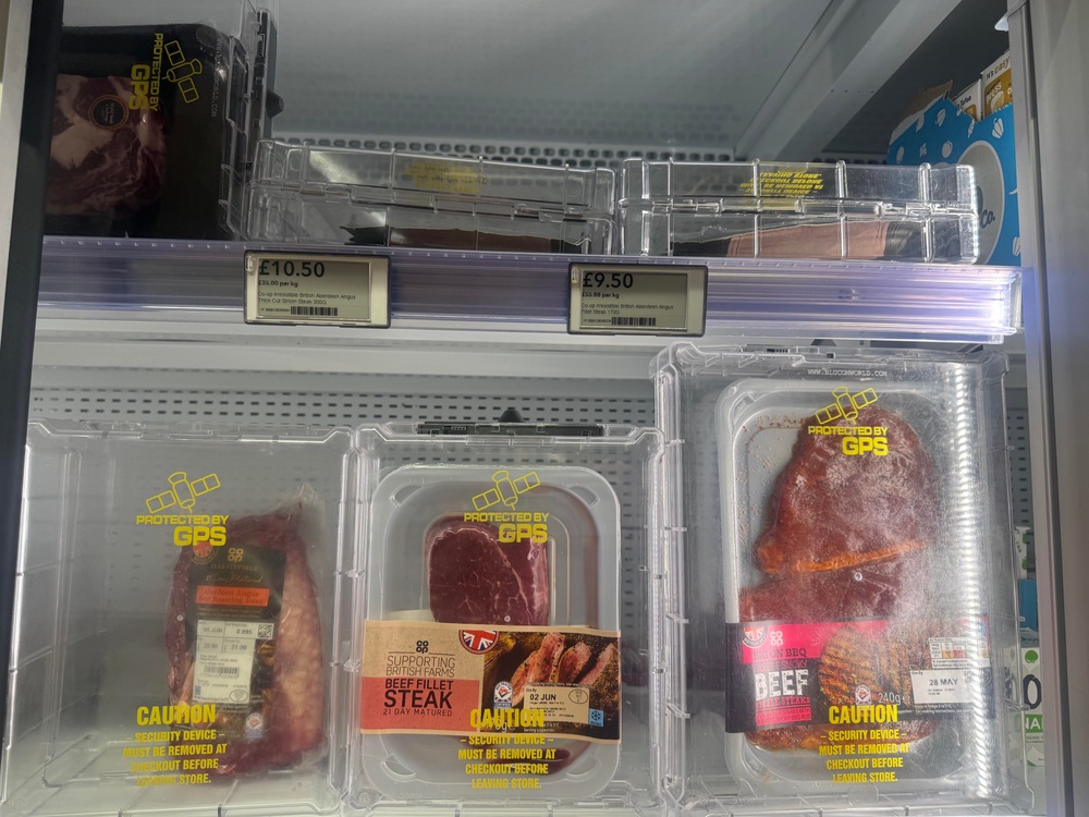 Several meat products were locked away in GPS tagged security boxes at Co-op (The Independent)