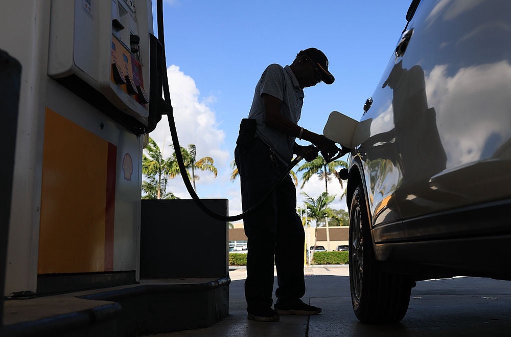 It comes as gas prices in the U.S. are expected to remain volatile heading into Memorial Day weekend as the Trump administration continues to try to work out a deal with Iran that would soothe tensions over the Strait of Hormuz – which controls 20 percent of the world’s oil (Getty)