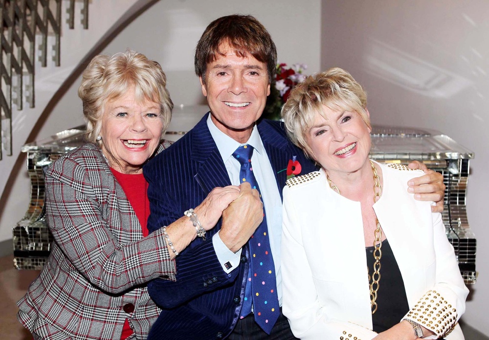 Judith Chalmers, Sir Cliff Richard and Gloria Hunniford attend The Lady Taverners’ tribute lunch for Sir Cliff (Sean Dempsey/PA) (PA Archive)