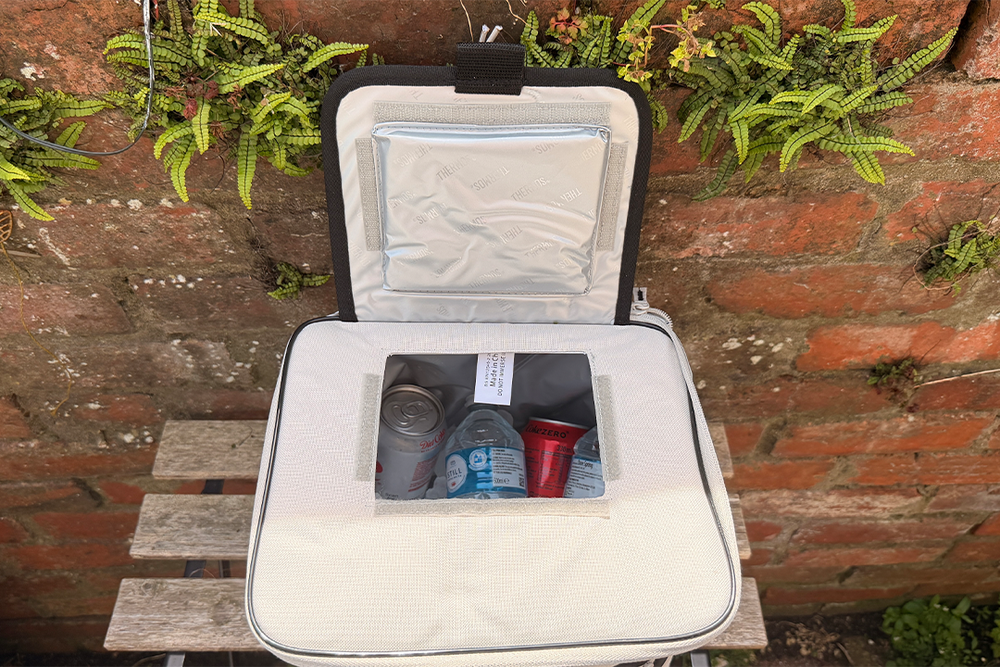 My favourite feature is the little hatch that opens up on the top of the bag (Rachael Penn/The Independent)