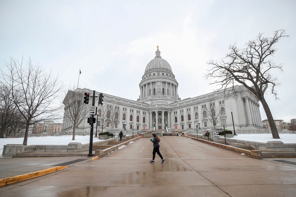 Flynn and her husband, Matt, are considering appealing to the Wisconsin Supreme Court, located in the state Capitol building in Madison, Wisconsin (AFP/Getty)