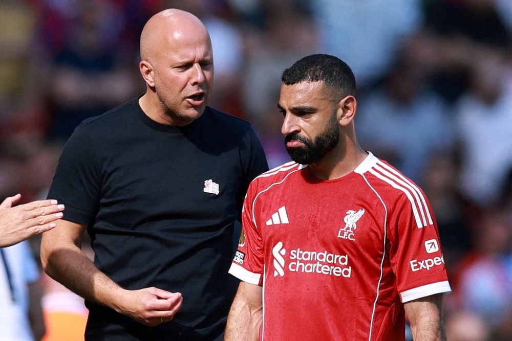 Image from: Mohamed Salah in tears at Anfield farewell as Liverpool clinch Champions League - latest