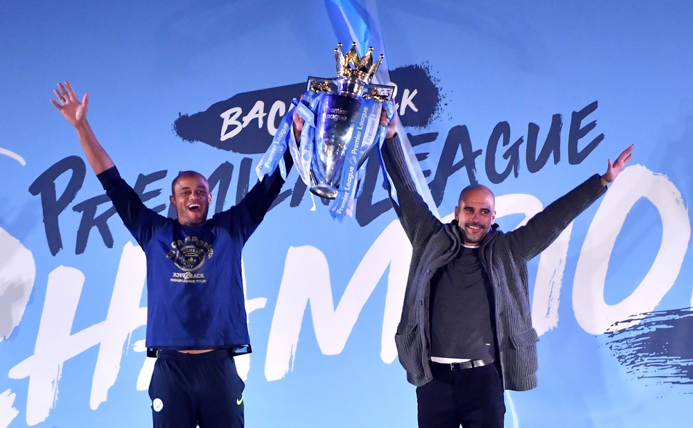 Vincent Kompany played under Pep Guardiola at Manchester City (Anthony Devlin). (PA Archive)