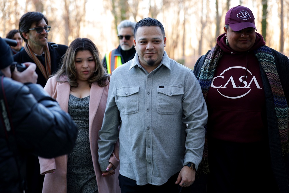 A federal judge has thrown out a criminal case against Kilmar Abrego Garcia on ‘vindictive’ prosecution grounds after finding that the government appeared to target him with criminal charges only after he won a lawsuit over his wrongful deportation (Getty)