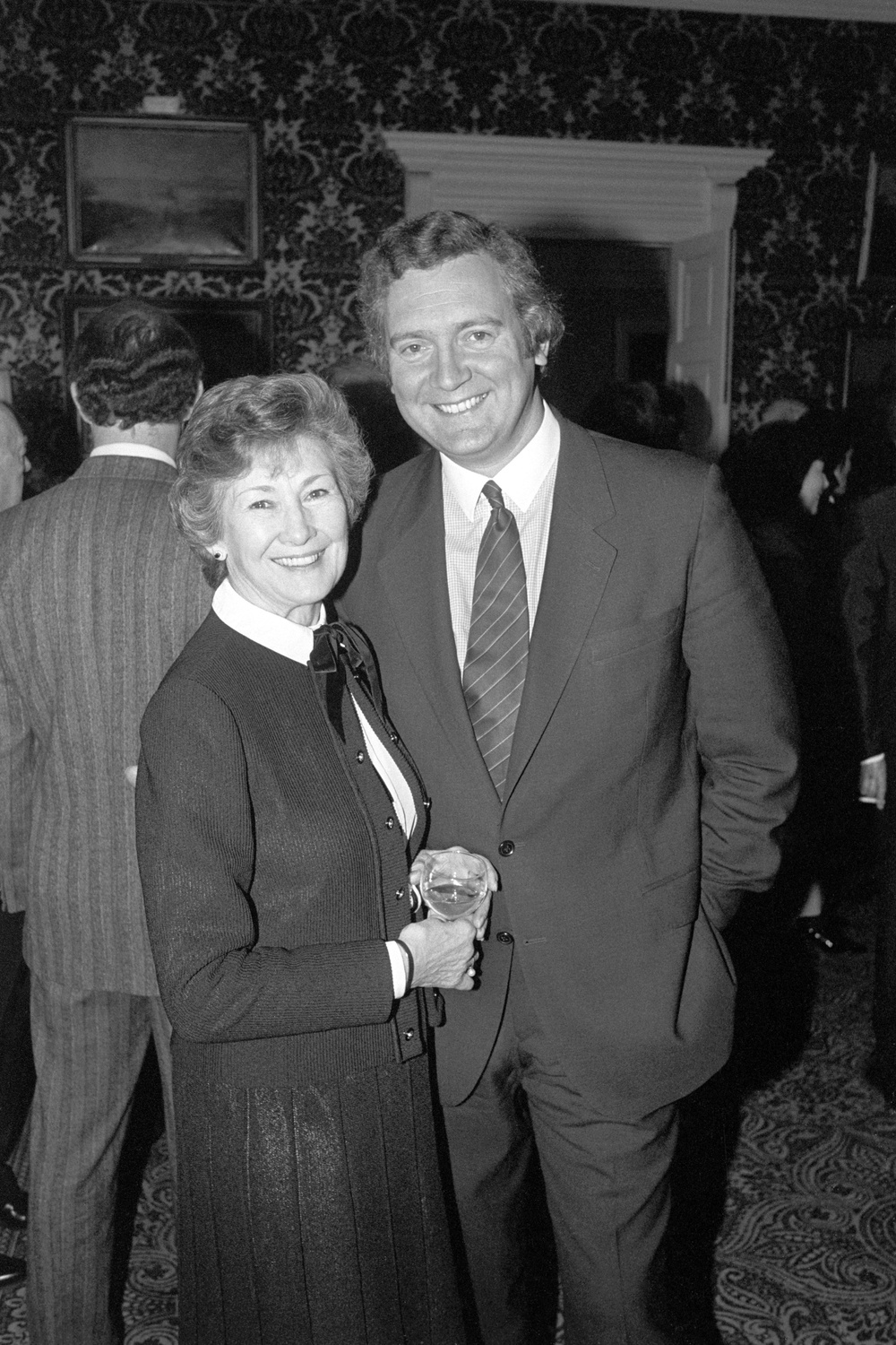 Dinah Sheridan and her son MP Jeremy Hanley (PA)