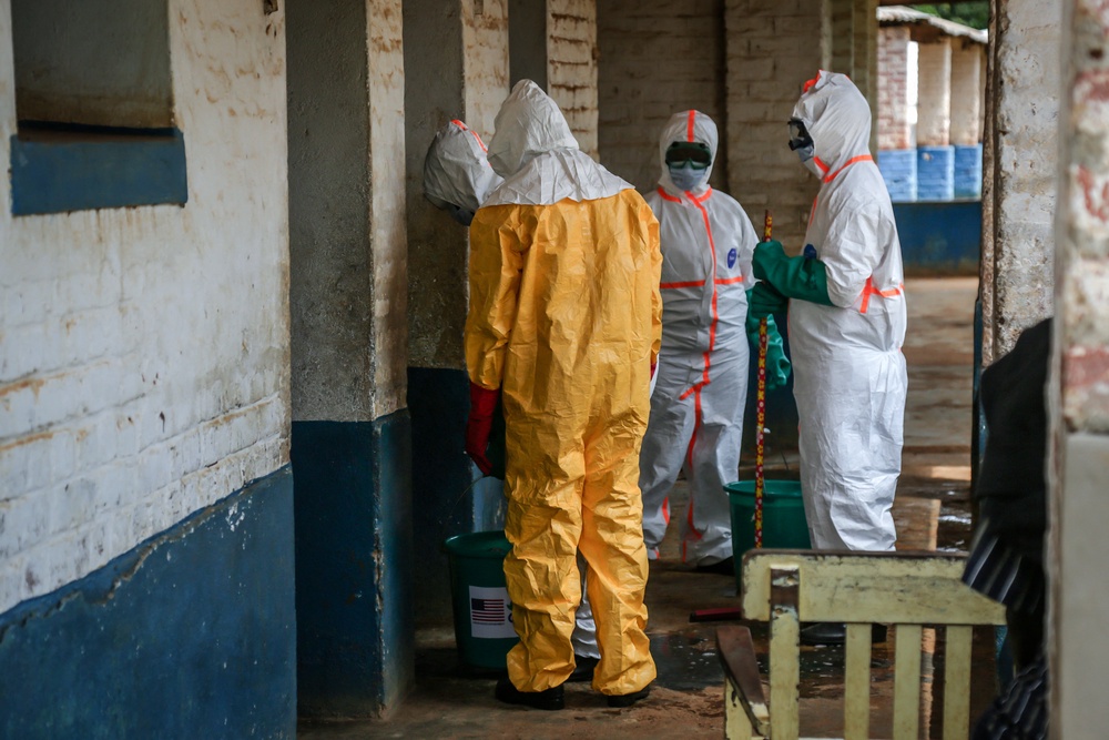 One health official said that he believed leaving U.S. citizens in Africa was a ‘dramatic abdication of what we owe our own’ (AFP/Getty)
