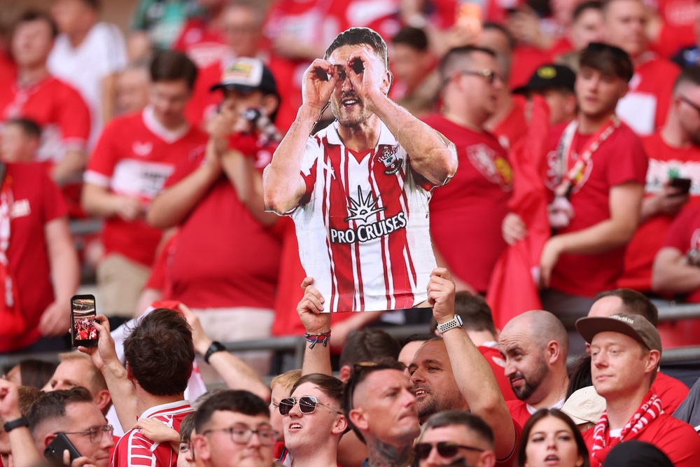 Fans at Wembley have been quick to mock the Spygate situation (Getty)