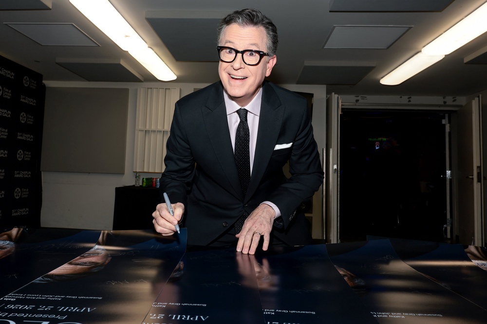 Stephen Colbert was one of Donald Trump’s most visible television critics (Getty)