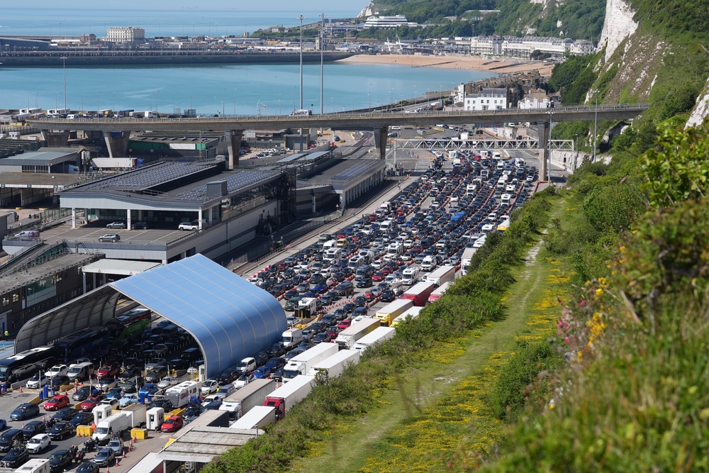 Travellers faced long queues at the Port of Dover on Friday and Saturday (Gareth Fuller/PA) (PA Wire)