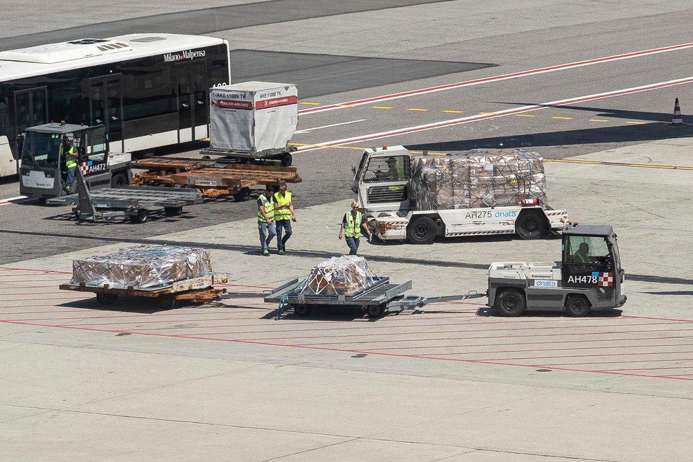 Government spokesperson Ahmed Shaam previously stated the four bodies were found ‘pretty much together’ (Marco Ottico/LaPresse via AP)