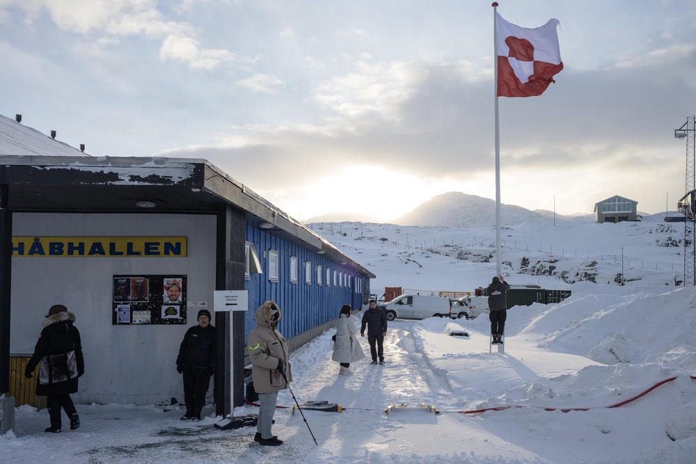 While Trump may have backed down from putting economic pressure on countries to try to acquire Greenland, control over the Danish territory is still on his mind (AFP via Getty Images)