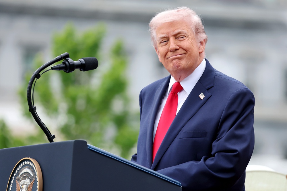 US President Donald Trump posted about the negotiations on his Truth Social platform (PA Wire)