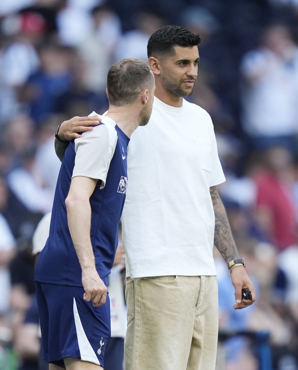 Cristian Romero was present (Andrew Matthews/PA) (PA Wire)