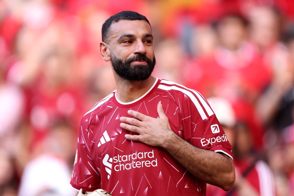 Image from: Mohamed Salah in tears at Anfield farewell as Liverpool clinch Champions League - latest