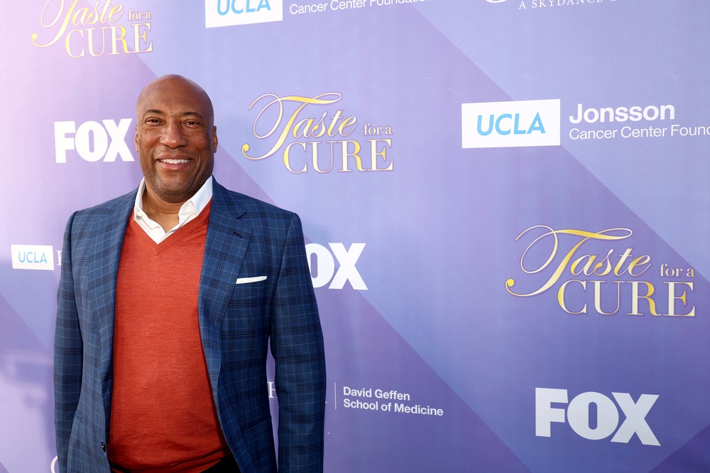 Byron Allen says he is ‘not trying to replace’ Stephen Colbert as his Comics Unleashed show takes over The Late Show’s CBS slot (Getty)