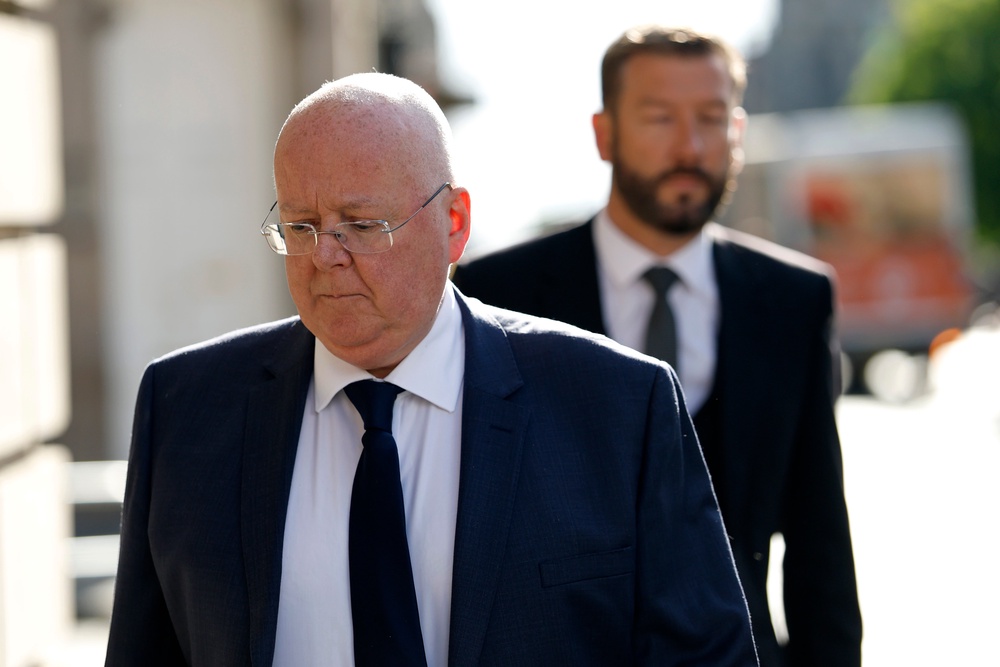 Peter Murrell was remanded in custody at the High Court in Edinburgh on Monday, 25 May after pleading guilty to embezzling £400,310.65 from the Scottish National Party between August 2010 and October 2022 (Getty)