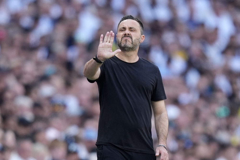 Tottenham manager Roberto De Zerbi (Andrew Matthews/PA) (PA Wire)