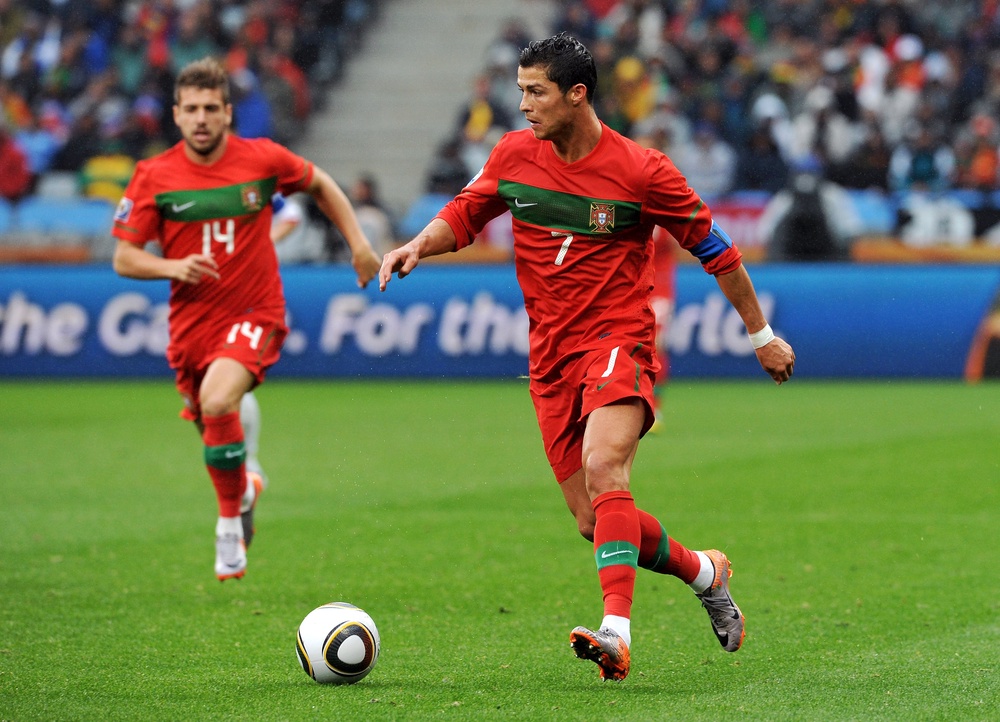 Ronaldo had a World Cup to forget in 2010, scoring only against North Korea as Portugal went out in the last-16 (Getty)