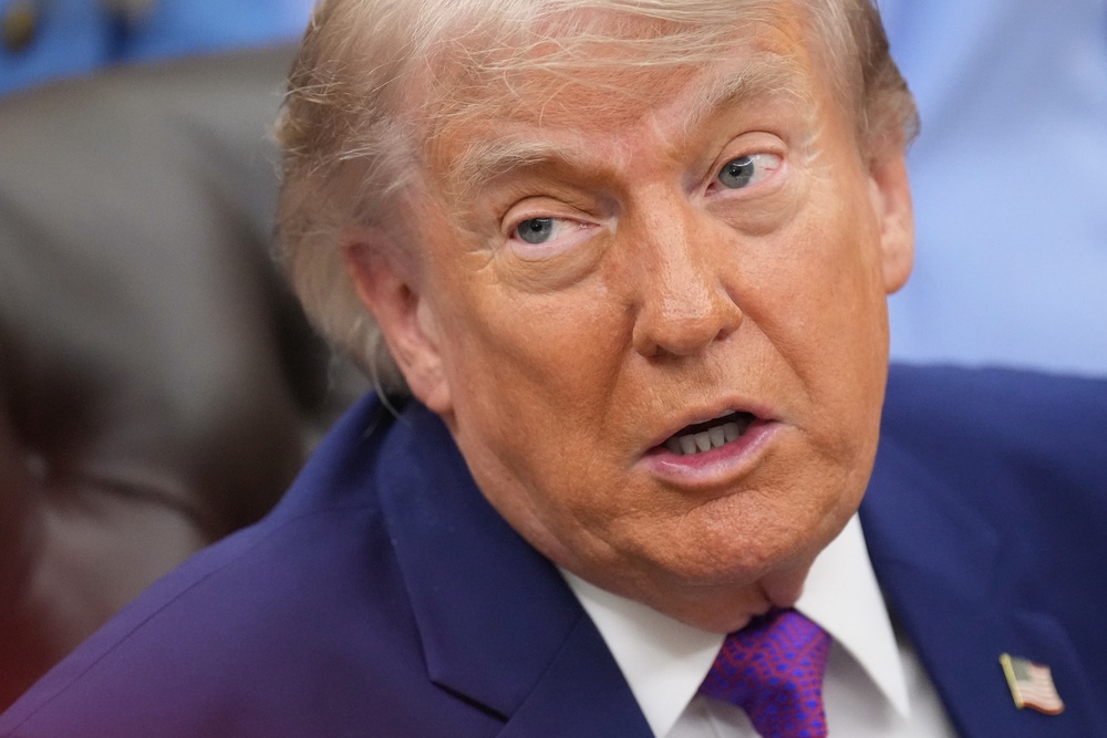 President Trump unleashed a series of posts tearing into the so-called 'dumocrats' on Truth Social (AP)