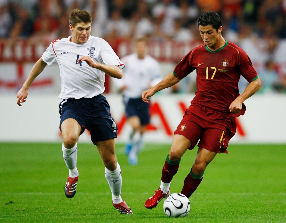 Cristiano Ronaldo's finest World Cup was arguably his first one in 2006 when Portugal reached the semi-finals - and infamously knocked out England on the way (Getty)