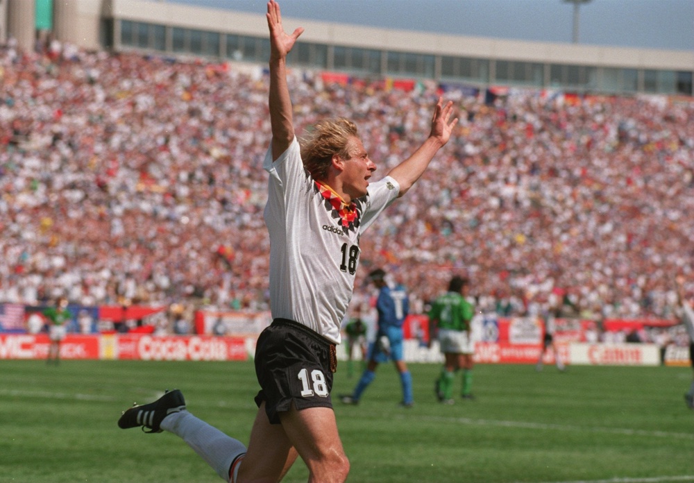 Jurgen Klinsmann scored an impressive 11 World Cup goals (Getty Images)