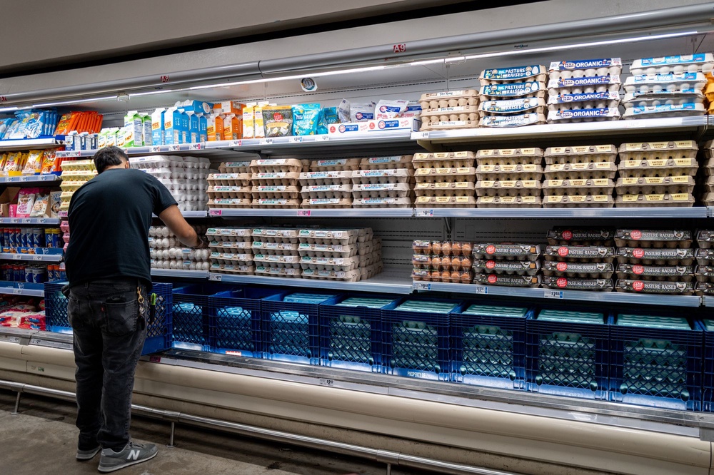 Another damning poll found 76 percent of Americans believe the economy is getting worse, signaling that voters are focusing on affordability ahead of the midterm elections in November (Getty Images)