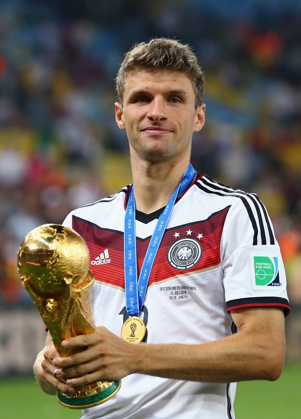 Thomas Muller won the 2014 World Cup with Germany (Getty Images)