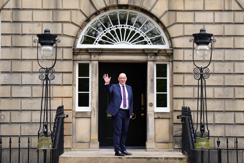 Tuesday’s debate at Holyrood takes place a week after the SNP leader was formally voted back in as Scotland’s First Minister. (Jane Barlow/PA)