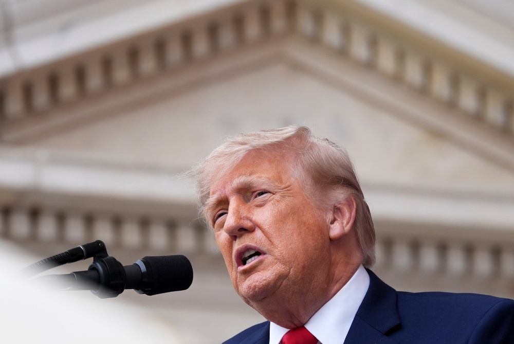 US President Donald Trump said in a social media post that negotiations were ‘proceeding nicely’ (Alex Brandon/AP) (AP)