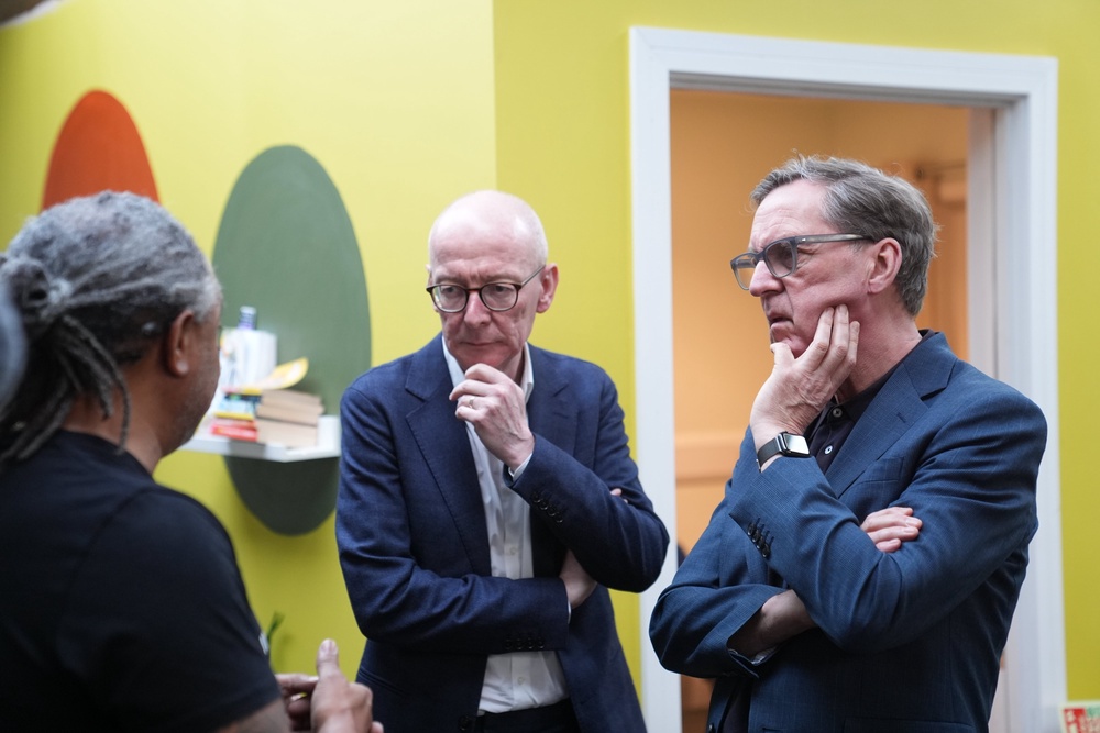 Work and pensions minister Pat McFadden and Alan Milburn (PA)